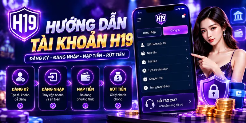 Hướng dẫn tài khoản và giao dịch H19